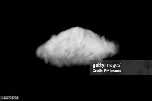 black and white cloud - wolkengebilde stock-fotos und bilder