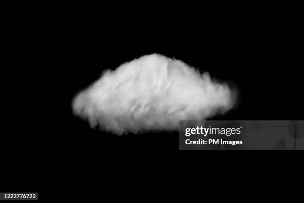 black and white cloud - brume fond noir photos et images de collection