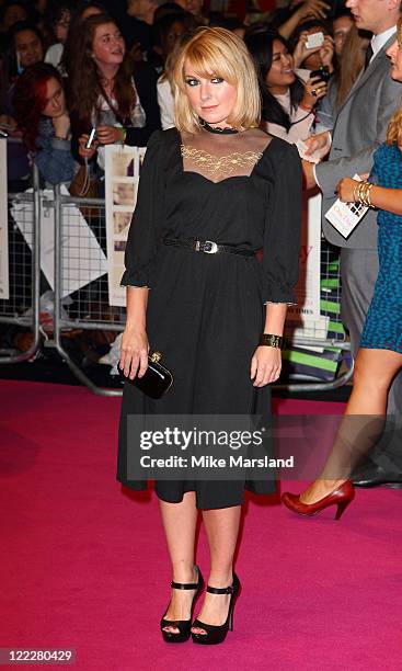 Victoria Hesketh, aka Little Boots, attends the UK premiere of 'One Day' at Vue Westfield on August 23, 2011 in London, England.