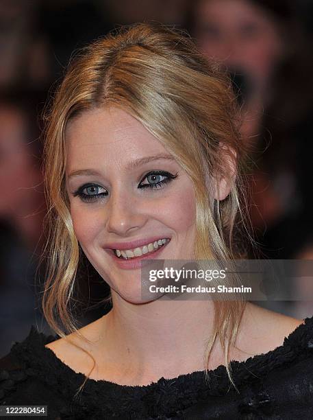 Romola Garai attends the European premiere of 'One Day' at Vue Westfield on August 23, 2011 in London, England.