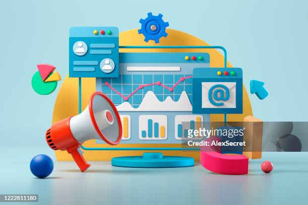 digitale marketing - marketing stockfoto's en -beelden