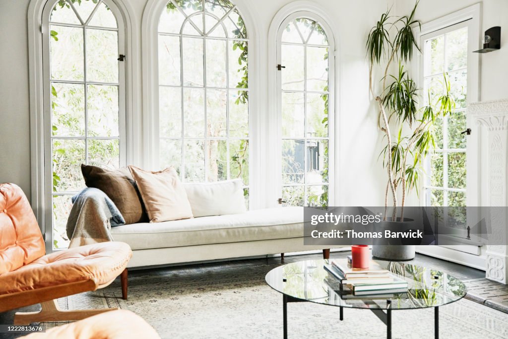 View of living room in home