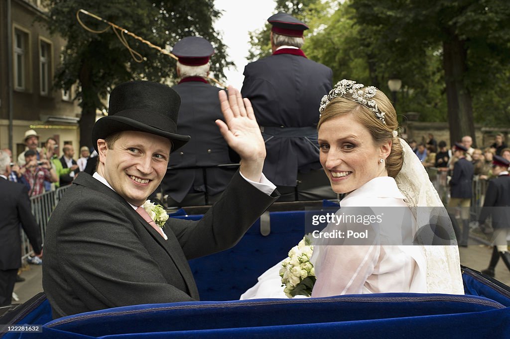 Georg Friedrich Ferdinand Prince Of Prussia And Princess Sophie Of Isenburg Wedding