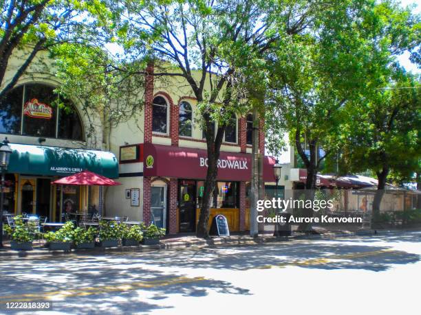 coconut grove, miami, usa - coconut grove miami stock pictures, royalty-free photos & images