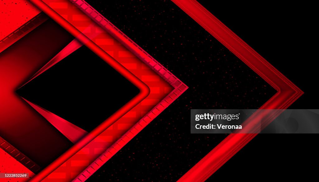Abstract Technology Backround Red Color Abstract Technology Background Red