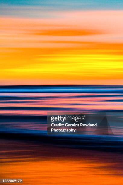 abstract ocean art - romantic sky stock pictures, royalty-free photos & images