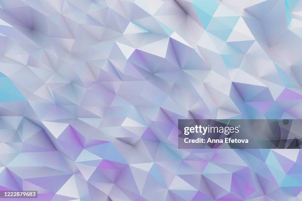 white polygonal geometric background - クリスタル　背景 ストックフォトと画像