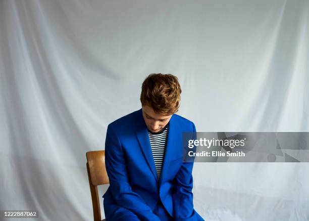 Actor Luke Newberry is photographed for Noctis magazine on March 21, 2014 in London, England.