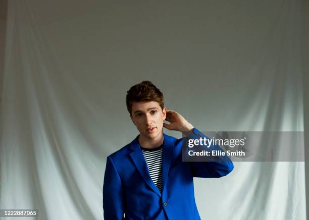 Actor Luke Newberry is photographed for Noctis magazine on March 21, 2014 in London, England.