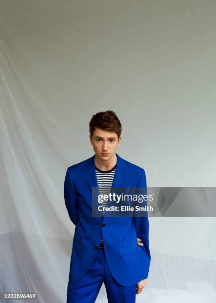 Actor Luke Newberry is photographed for Noctis magazine on March 21, 2014 in London, England.