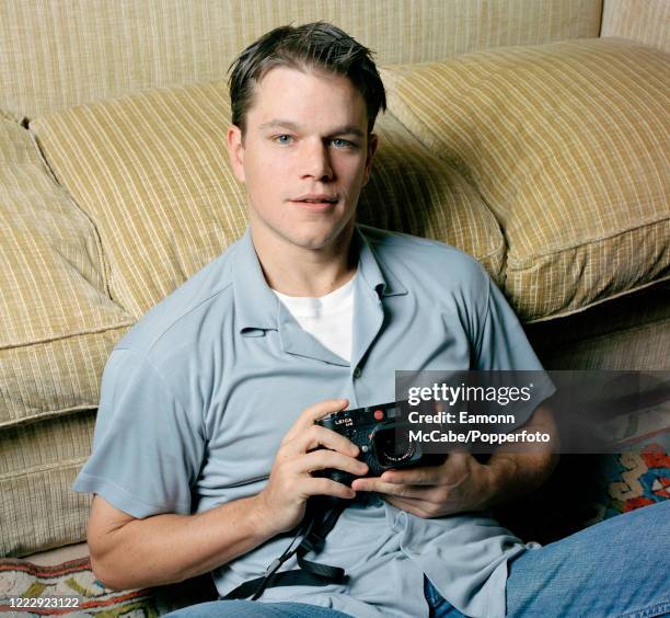 Matt Damon, American actor and screenwriter, circa 2006. Damon is one of the highest-grossing movie stars of all time and in a movie career, so far,...