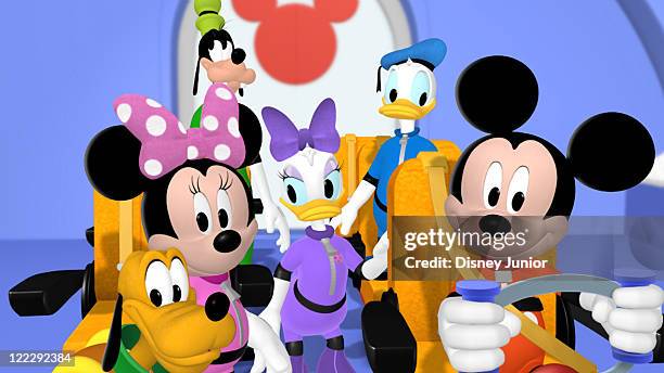 Mickey Mouse Clubhouse Space Adventure" - Mickey, Minnie, Donald, Daisy, Goofy and Pluto blast off to outer space in the Clubhouse rocket in search...