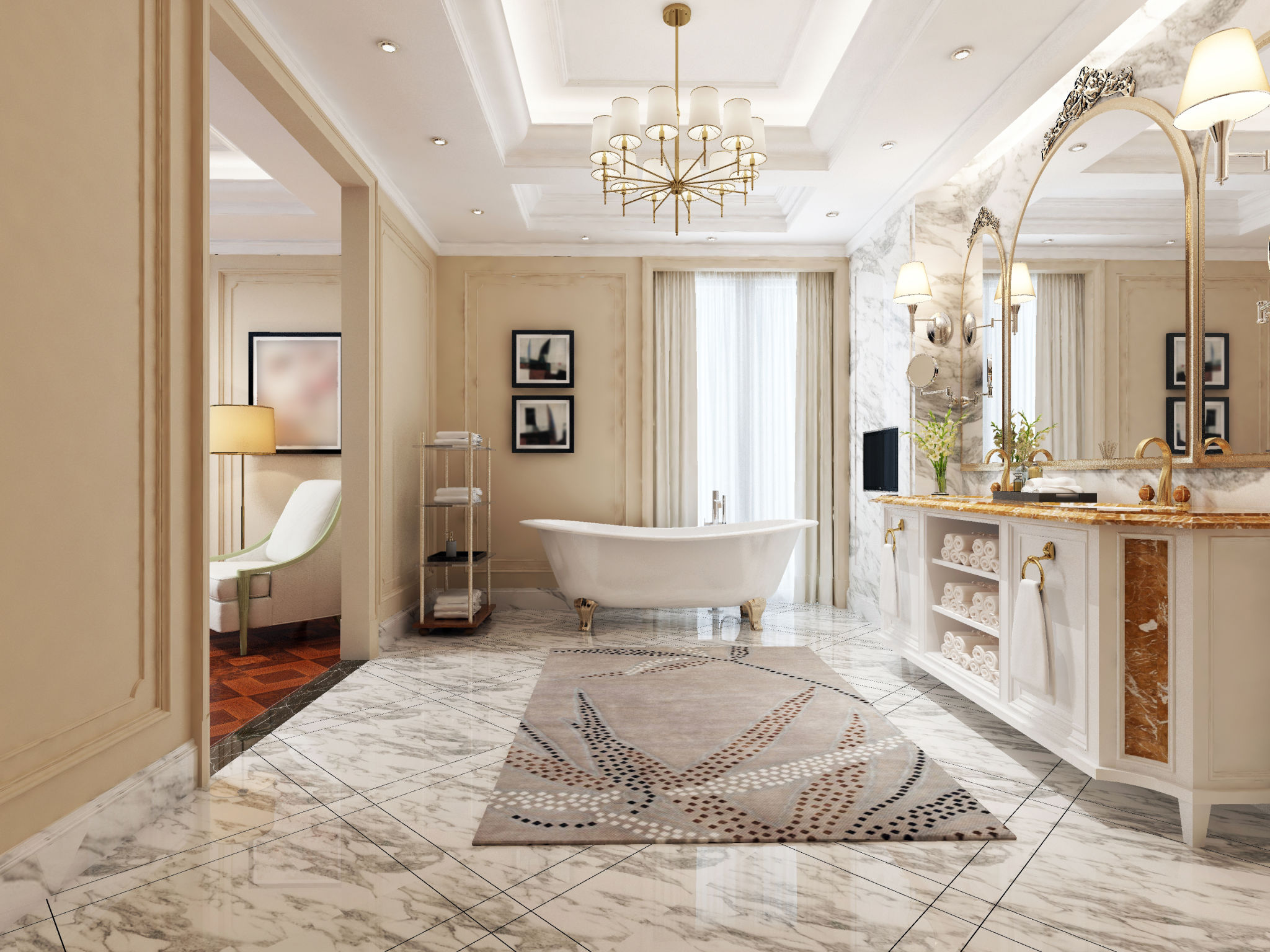 Bathroom interior Bathroom interior