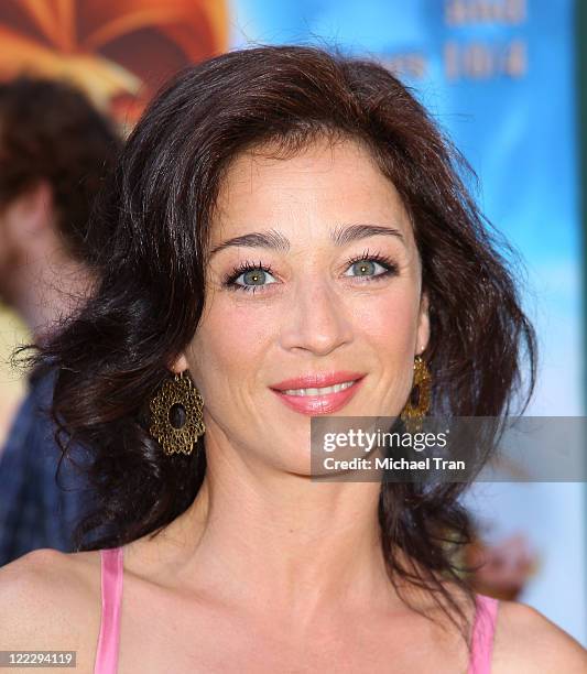 Moira Kelly arrives at Los Angeles premiere of "The Lion King 3D" held at the El Capitan Theatre on August 27, 2011 in Hollywood, California.