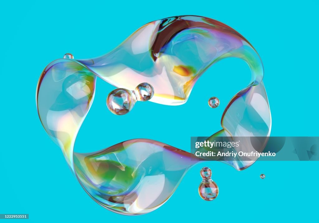 Abstract glass shape