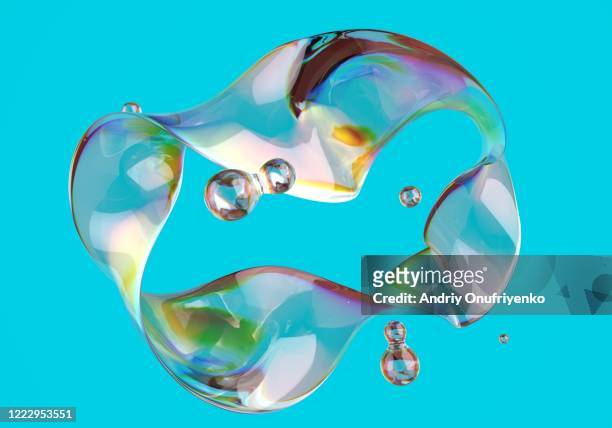 abstract glass shape - glass material stock pictures, royalty-free photos & images