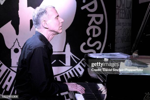 American jazz pianist Marc Copland performs live on stage at PizzaExpress Jazz Club in Soho, London on 4th May 2009.
