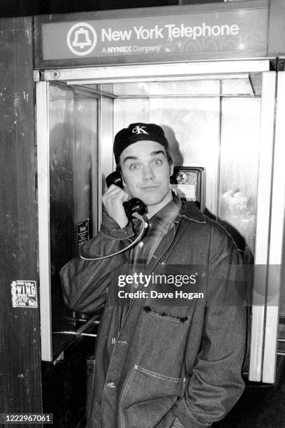 Robbie Williams of Take That in New York 1995