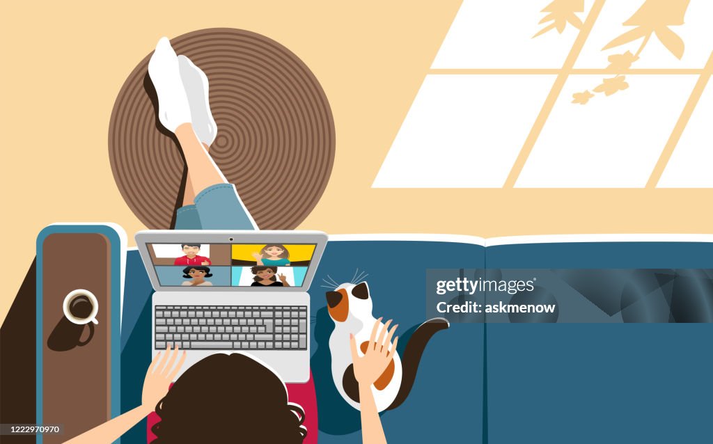 Video conference at home