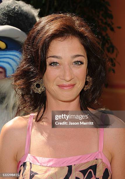 Actress Moira Kelly arrives at the premiere of Walt Disney Studios' "The Lion King 3D" on August 27, 2011 in Los Angeles, California.