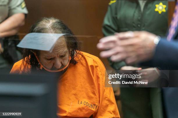 Adult film star Ron Jeremy appears for arraignment on rape and sexual assault charges at Clara Shortridge Foltz Criminal Justice Center on June 26,...