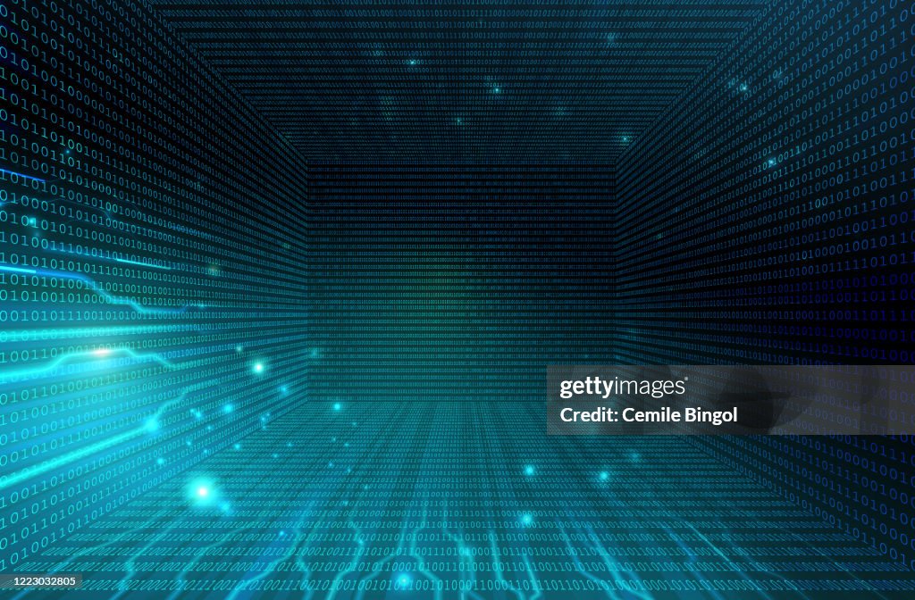 Binary Code Digital Background High-Res Vector Graphic - Getty Images