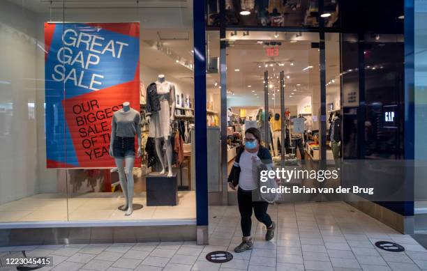 The Gap store inside the Westfield Topanga shopping mall in on Friday, June 26, 2020 in Canoga Park, CA. Gap and Kanye West signed a 10-year deal to...