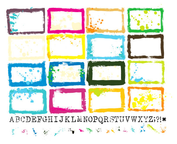 Typewriter Border 36 Typewriter Texture High Res Illustrations - Getty Images
