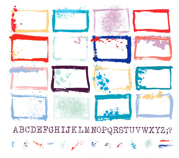 Typewriter Border 36 Typewriter Texture High Res Illustrations - Getty Images