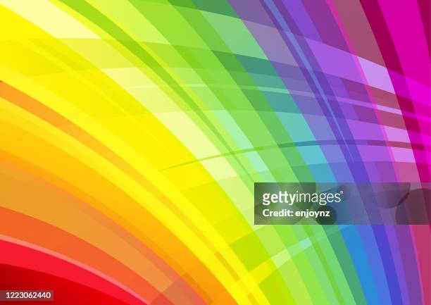 ilustrações de stock, clip art, desenhos animados e ícones de bright abstract rainbow background - multi colored background