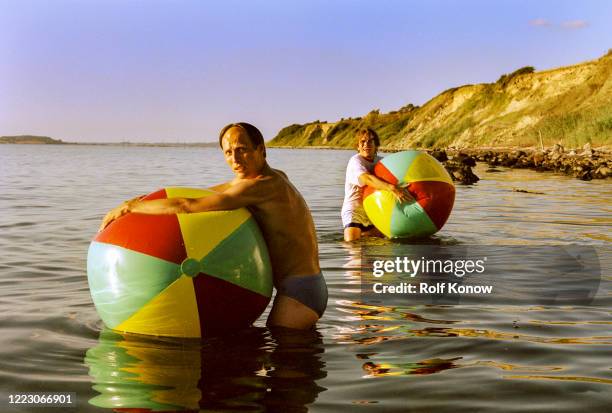 Mads Mikkelsen and Nikolaj Lie Kaas in "The Green Butchers", directed by Anders Thomas Jensen, Denmark, 2002