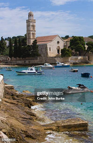 franciscan monestary - hvar croatia stock pictures, royalty-free photos & images