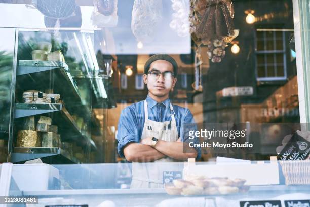 represent your business as well as you represent yourself - bakery window stock pictures, royalty-free photos & images