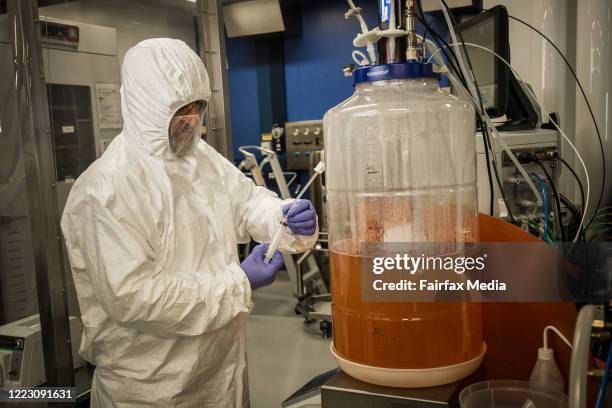 Professor George Lovrecz leads a team of scientists in developing a vaccine for the coronavirus at the CSIRO in Melbourne, February 19, 2020. He is...