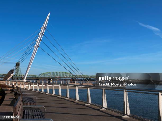 waterfront park - vancouver wa - washington state v oregon stock pictures, royalty-free photos & images