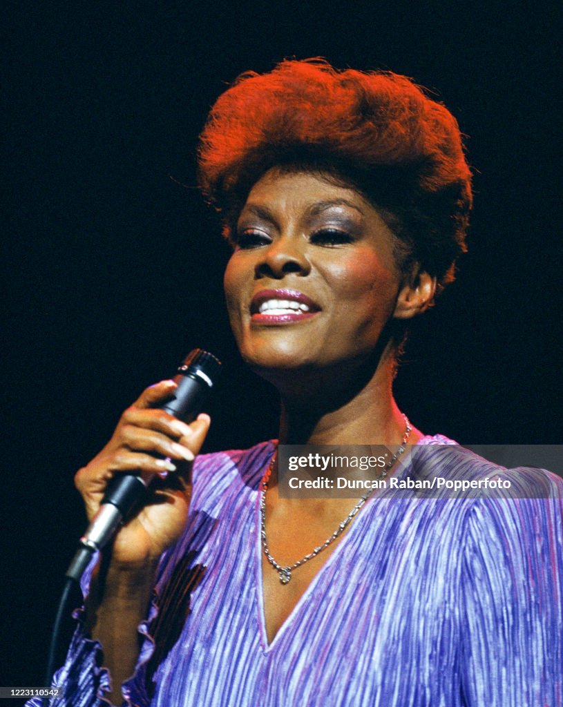 American Singer Dionne Warwick Performing On Stage Circa February american-singer-dionne-warwick-performing-on-stage-circa-february