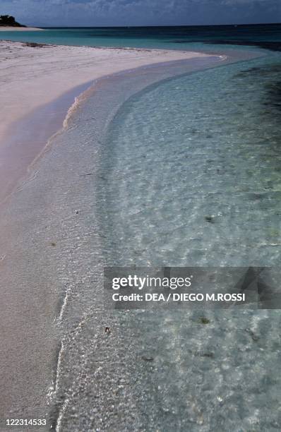 Leeward Islands, Virgin Islands, Anegada Island, beach.