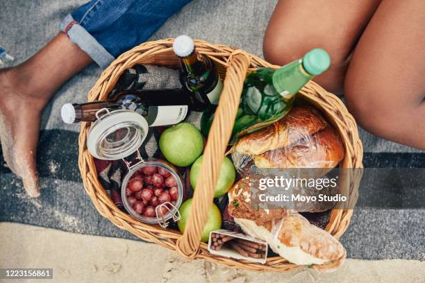 let's go have lunch with nature - food and drink hamper stock pictures, royalty-free photos & images