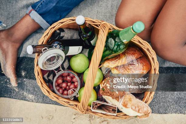 let's go have lunch with nature - wine basket stock pictures, royalty-free photos & images