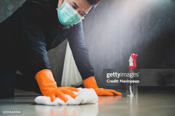 Janitor Mask Cleaning Mask Gloves Photos and Premium High Res Pictures - Getty Images