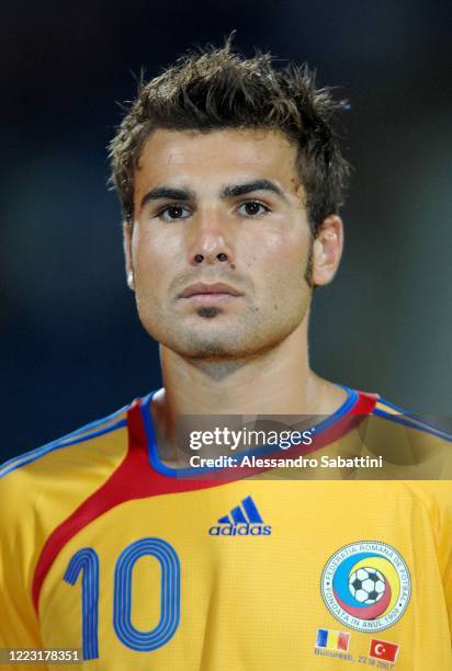 Adrian Mutu of Romania looks on during the Friendly match between Romania and Turkey 2007. Romania