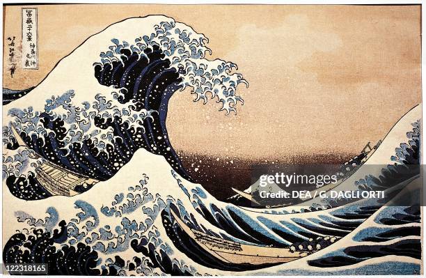 Hokusai , The Great Wave. The painting inspired Debussy for the cover of La Mer.