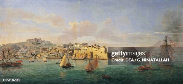 Gaspar van Wittel , View of Naples from the Sea.