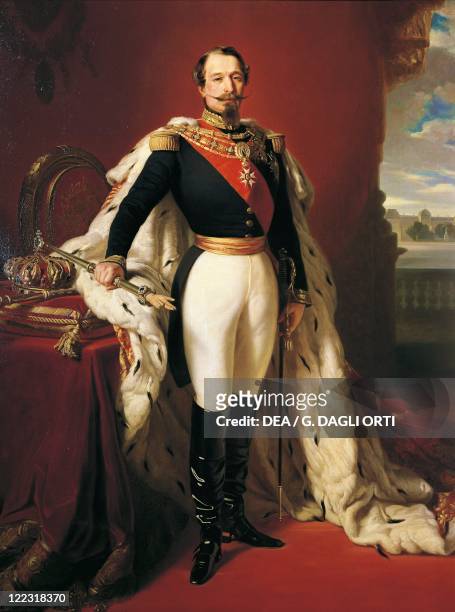 Franz Xaver Winterhalter , Portrait of Napoleon III , French Emperor .