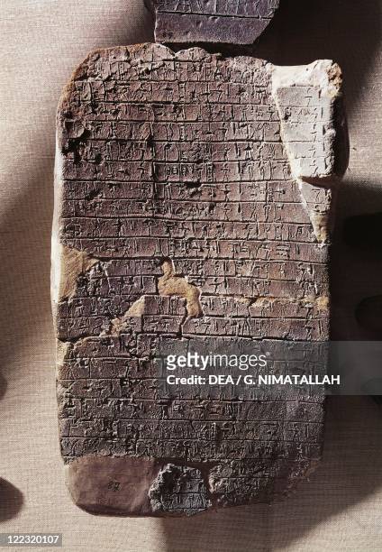 Minoan civilization, XVI-XIII century b.C. Clay tablets with Linear B writing.