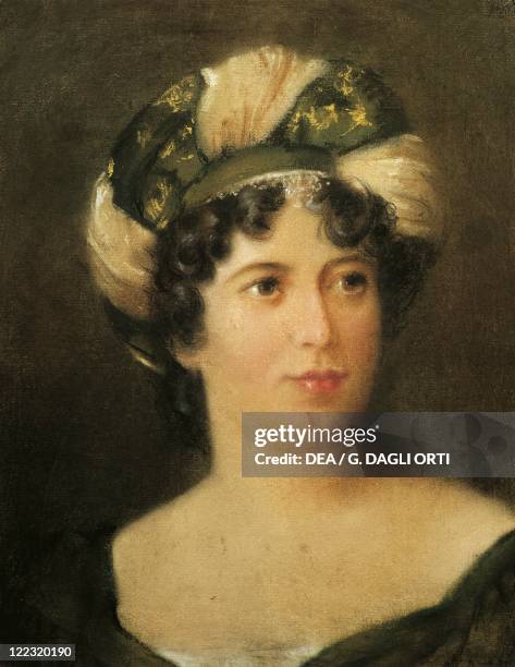 Unknown French painter , Portrait of Madame de Staël .