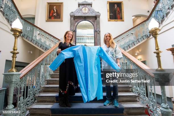 Director of the Fashion School and pattern designer, Caroline Gration, and daughter Dr Betty Gration who has been heading a Covid-19 ward at The...