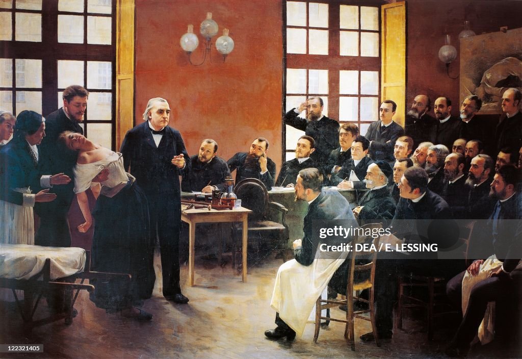 Charcot lectures at La Salpetriere by Pierre-Andre Brouillet (1857-1914)