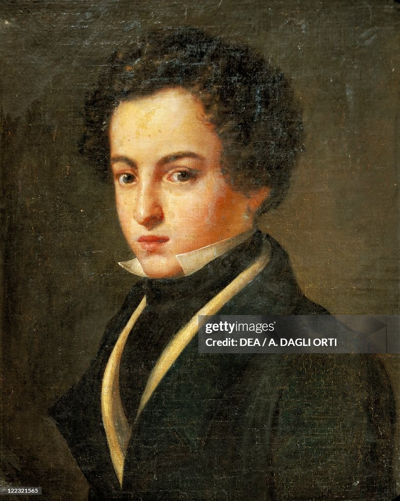Italy, Catania, Portrait of Italian opera composer, Vincenzo Bellini