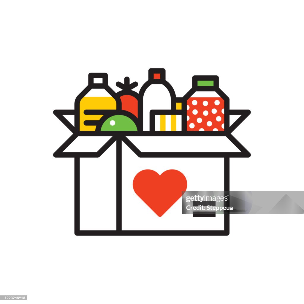 Food donation icon